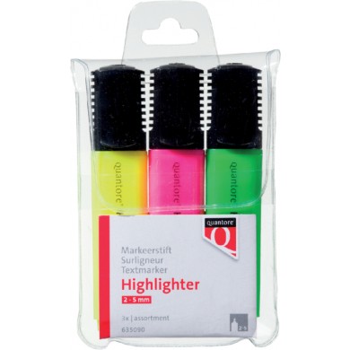 Markeerstift Quantore assorti (3 stuks)