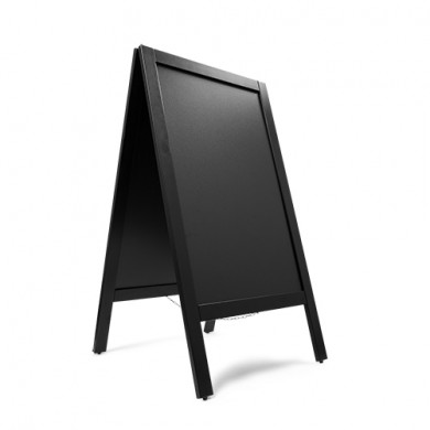 Krijtstoepbord zwart bxh 75x135cm