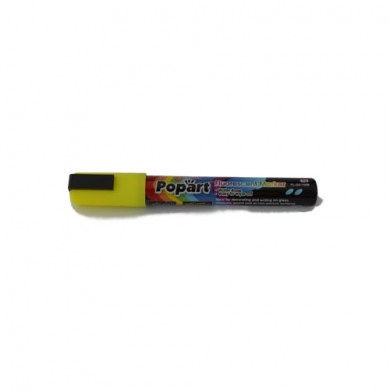 Popart Krijtstiften 5mm, geel